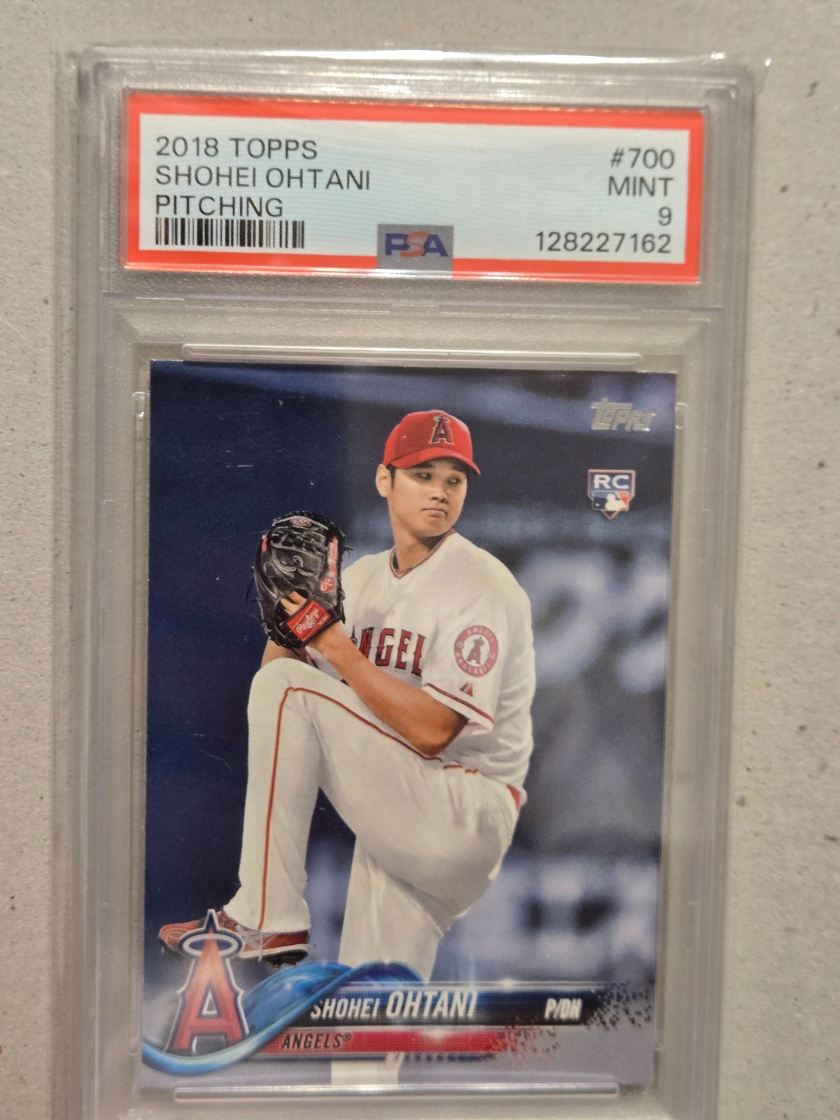 2018 TOPPS SHOHEI OHTANI #700 ROOKIE CARD GRADED PSA 9 MINT 2018 TOPPS SHOHEI OHTANI #700 ROOKIE CARD GRADED PSA 9 MINT