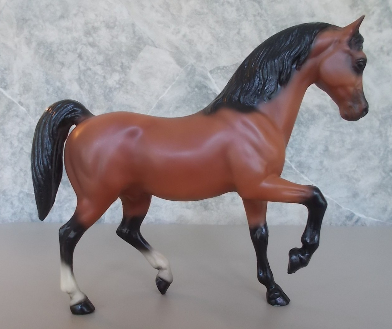 Vintage 1989-1990 Breyer Bay FAS Family Arabian Stallion Dorsal Stripe Variation