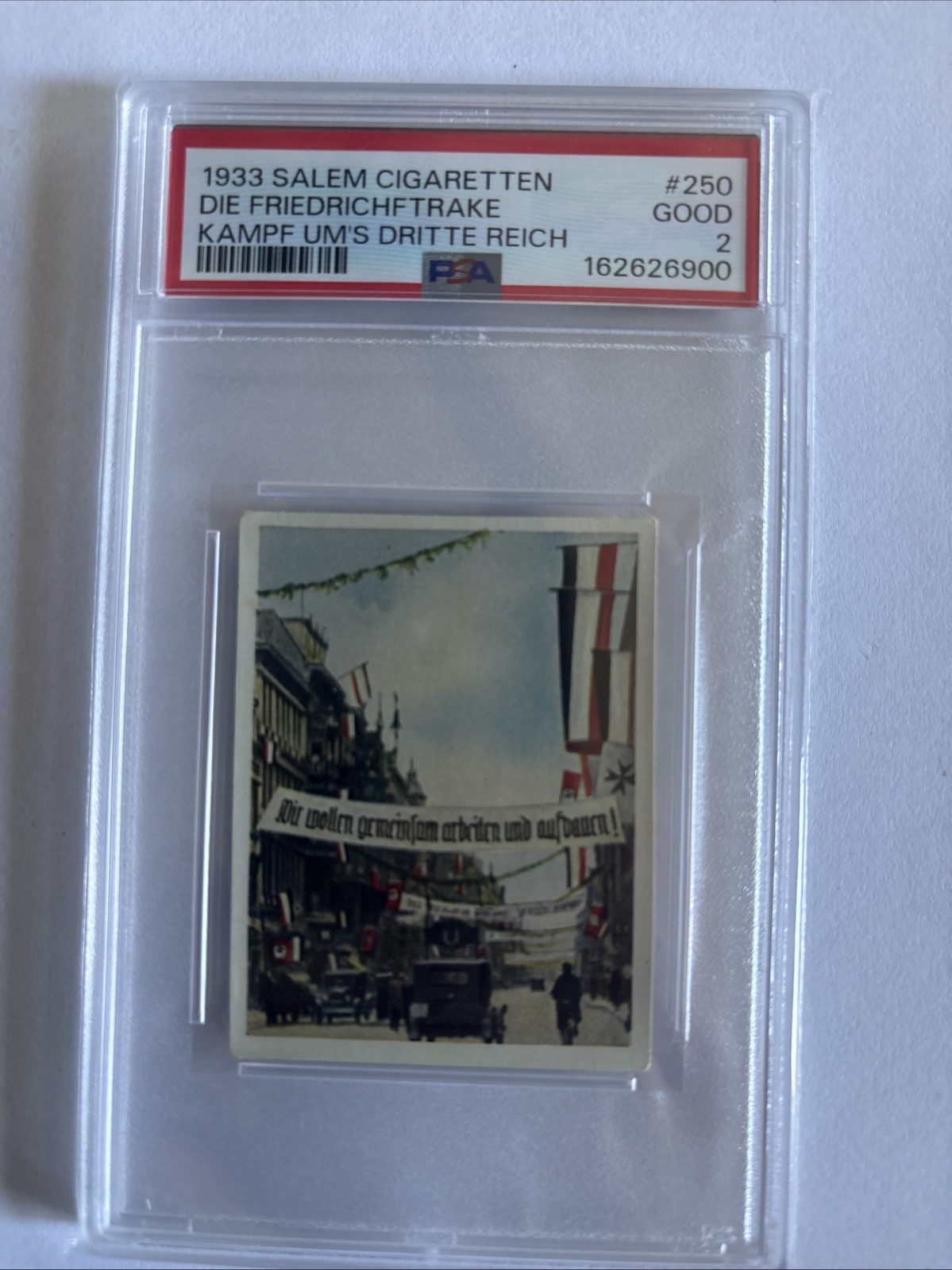 Pre War Salem Cigarette Card Third Reich Pop 1 Very Rare Pre War Salem Cigarette Card Third Reich Pop 1 Very Rare