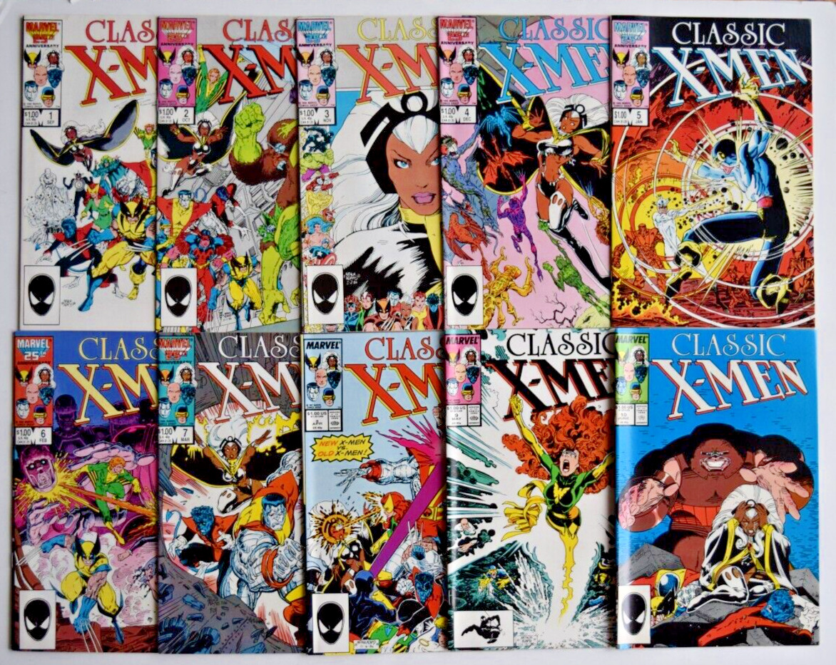 X-MEN (1986) 34 ISSUE COMIC RUN #1-11,13-18,20-24,27-38 MARVEL COMICS