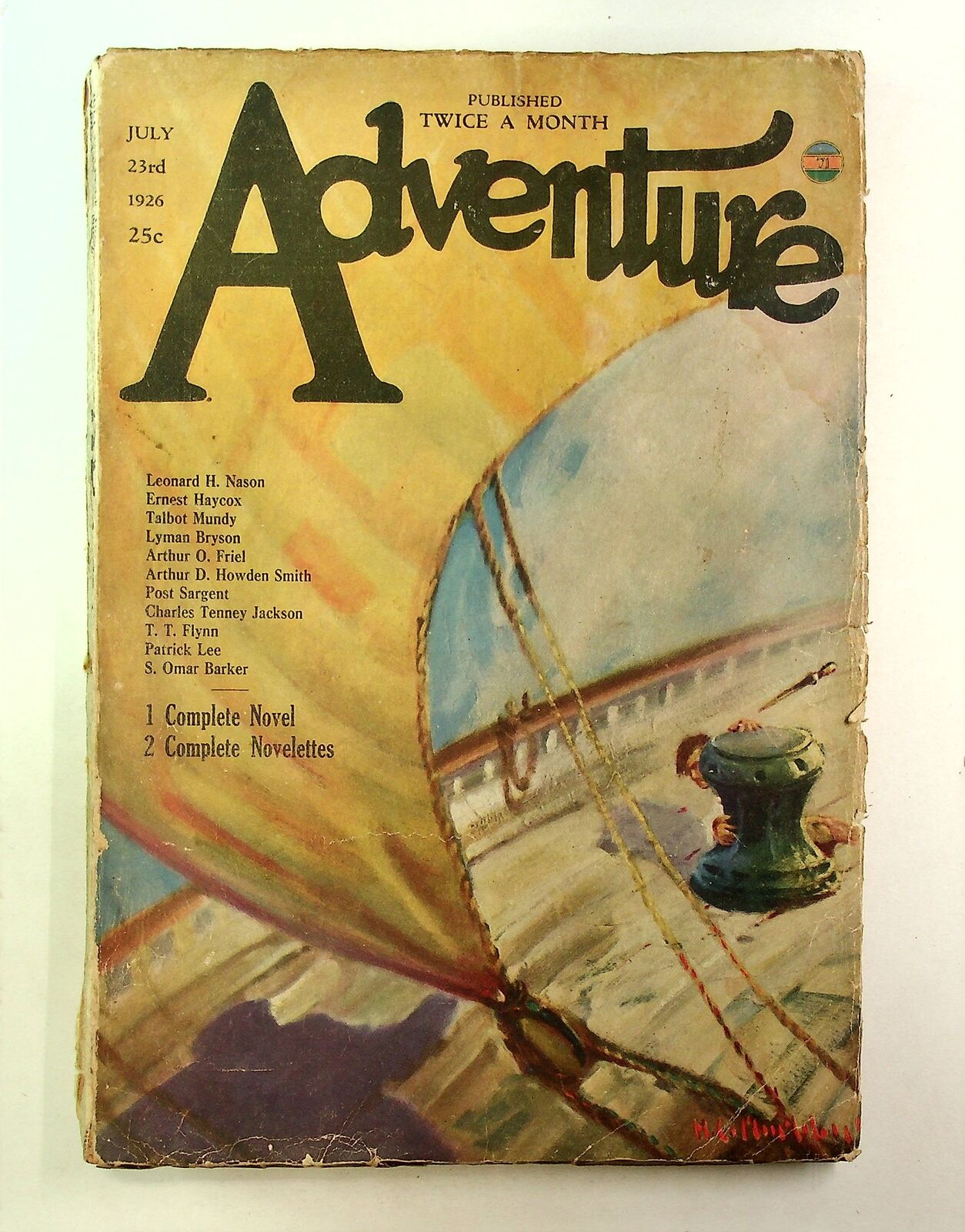 Adventure Pulp/Magazine Jul 23 1926 Vol. 59 #2 GD- 1.8 Low Grade