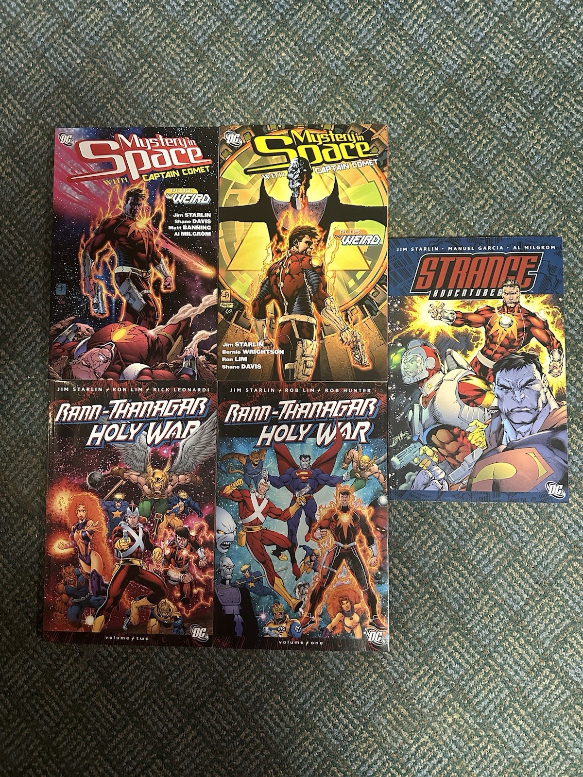 DC Comics Mystery in Space Rann-Thanagar Holy War Strange Adventures Tpbs DC Comics Mystery in Space Rann-Thanagar Holy War Strange Adventures Tpbs