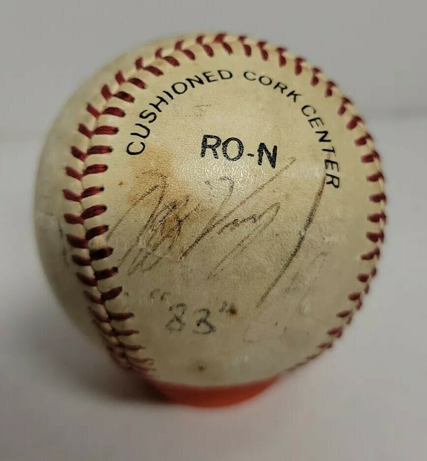 Ozzie Virgil Autographed Baseball 83 Philadelphia Phillies