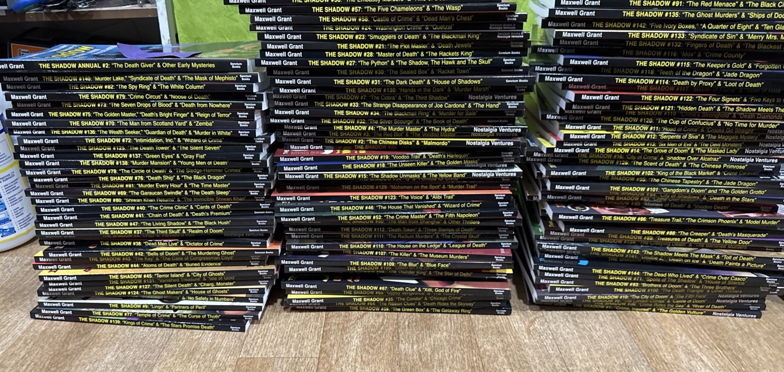 THE SHADOW Near Complete 1-144 Run Set Lot of 124 Maxwell Grant Sanctum TPB New