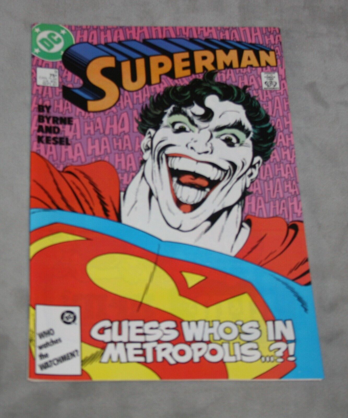 DC Comics 1987 - Superman #9 - 🔥High Grade 💣- Iconic John Byrne Joker Cover