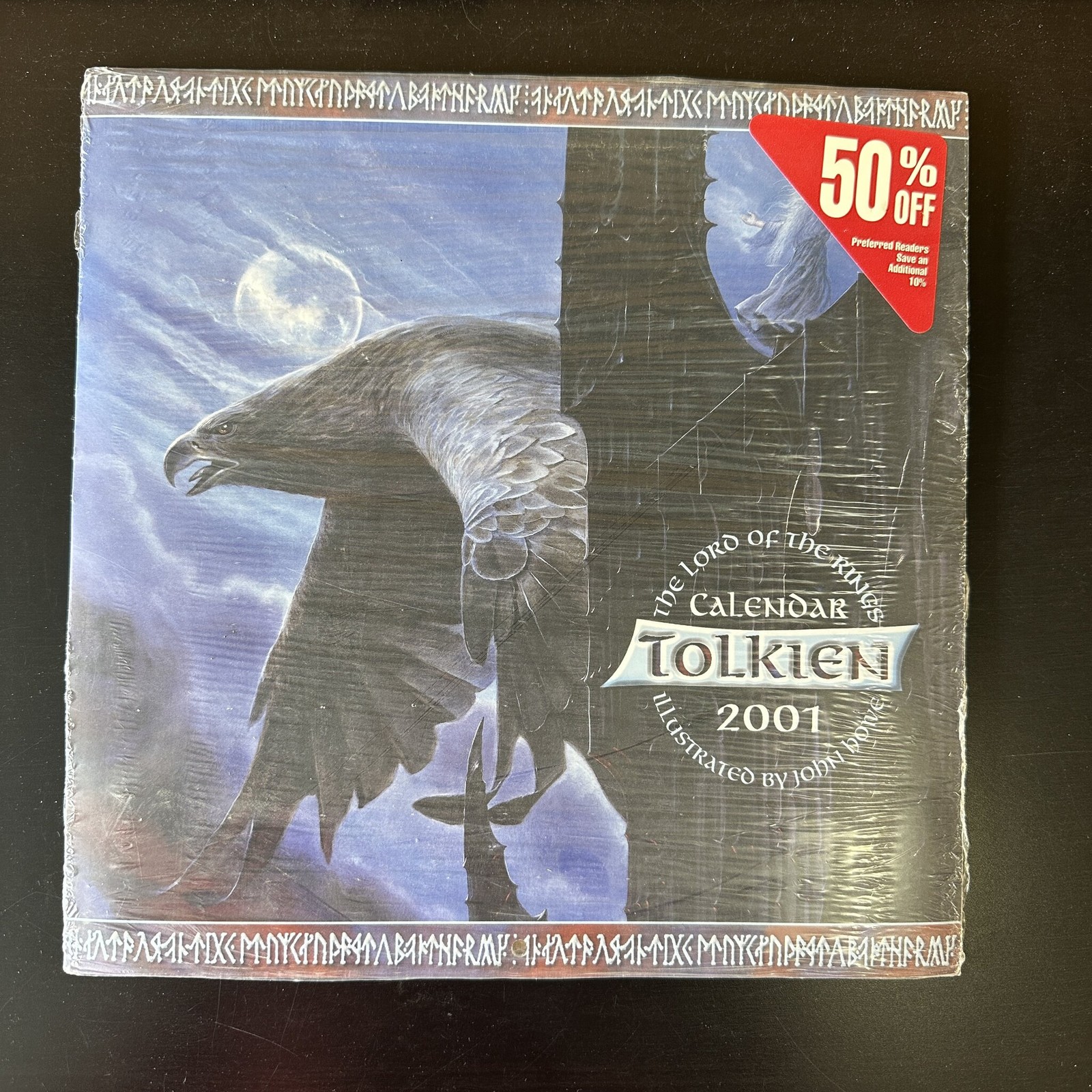 Vintage 2001 Lord of the Rings Calendar John Howe Sealed New Free Poster B-9 Vintage 2001 Lord of the Rings Calendar John Howe Sealed New Free Poster B-9