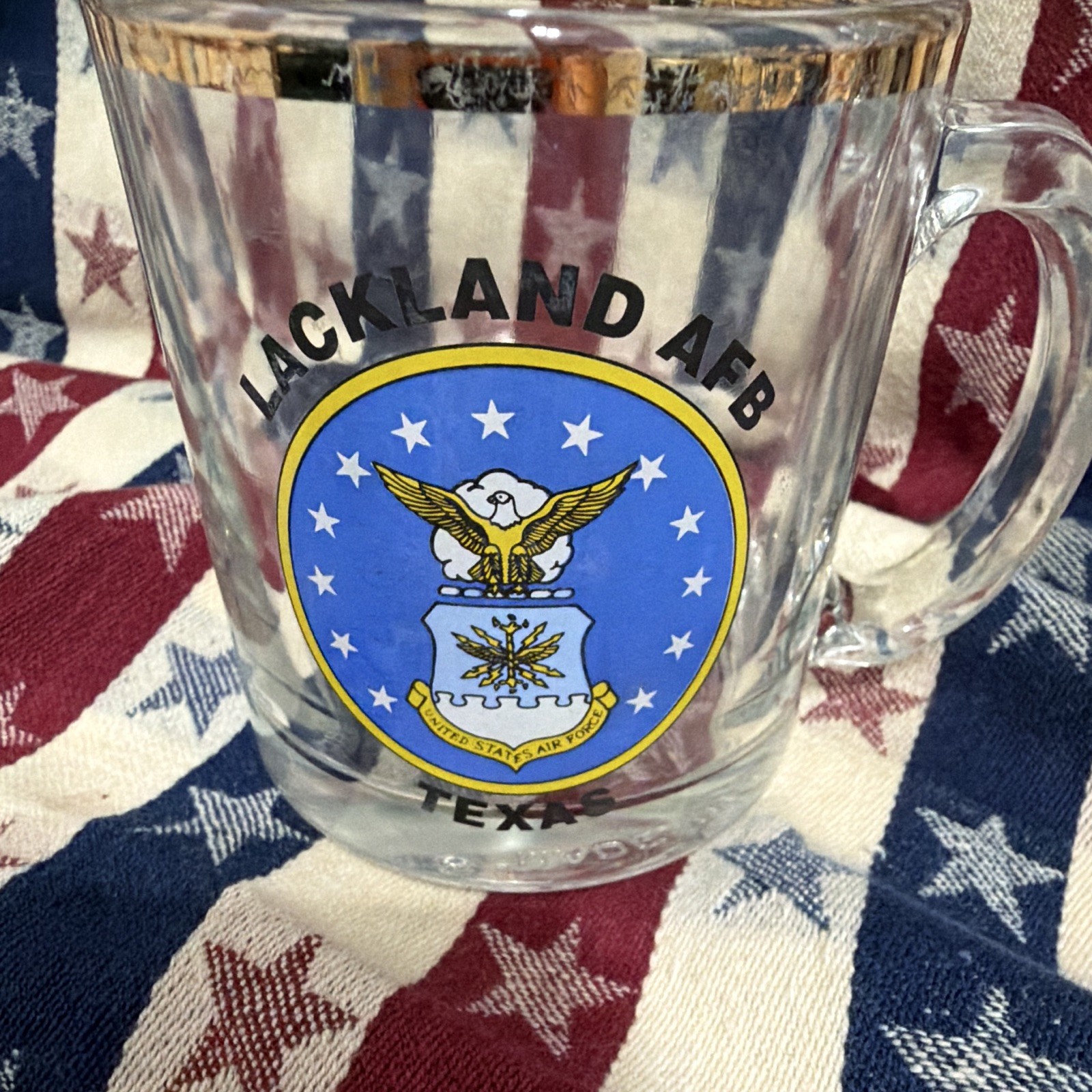 Vintage Lackand Air Force Base Coffee Mug