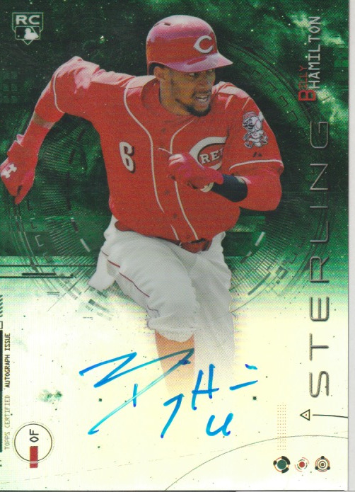 Billy Hamilton 2014 Topps Bowman Sterling rookie RC autograph auto card /125