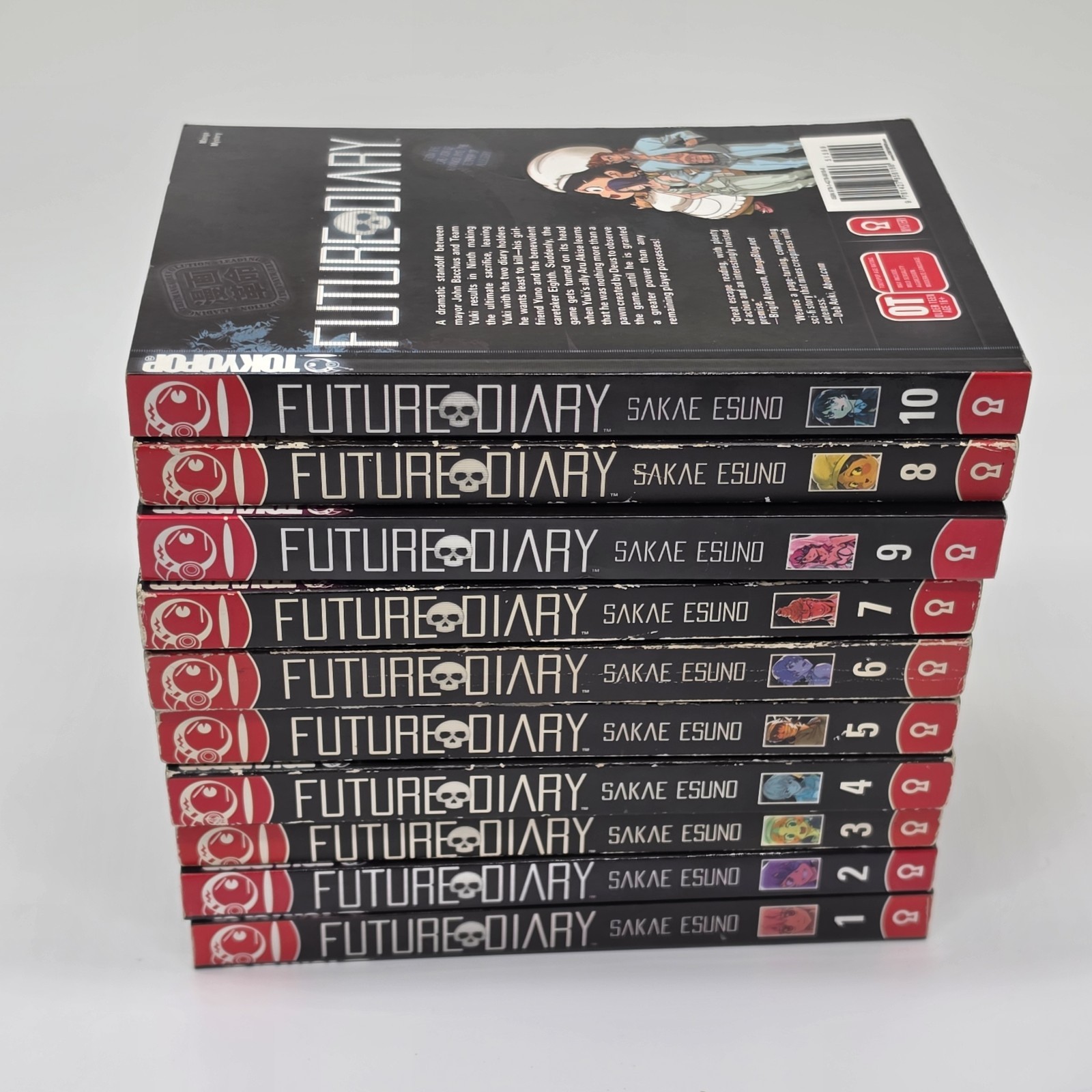 Future Diary Manga English Volume 1-10 Complete Set Series TokyoPop OOP HTF Future Diary Manga English Volume 1-10 Complete Set Series TokyoPop OOP HTF