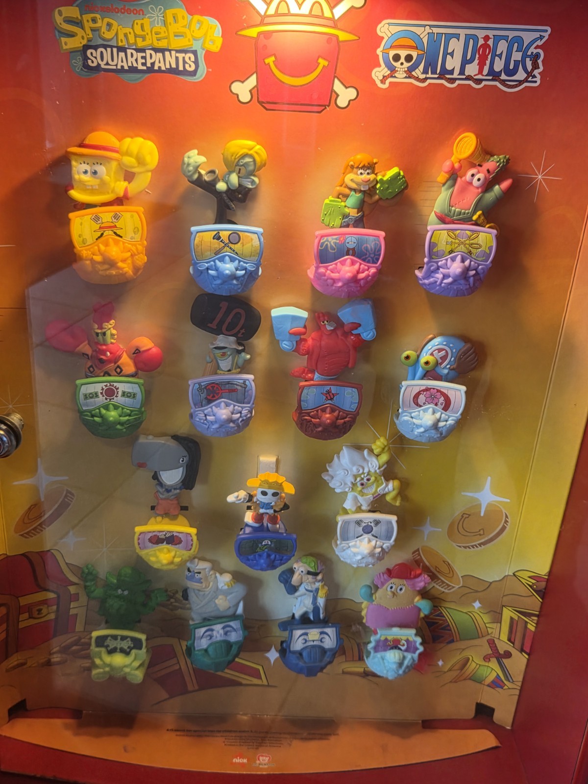 SpongeBob x One Piece McDonald’s Happy Meal Complete Set 15 Figures Anime🔥 SpongeBob x One Piece McDonald’s Happy Meal Complete Set 15 Figures Anime🔥
