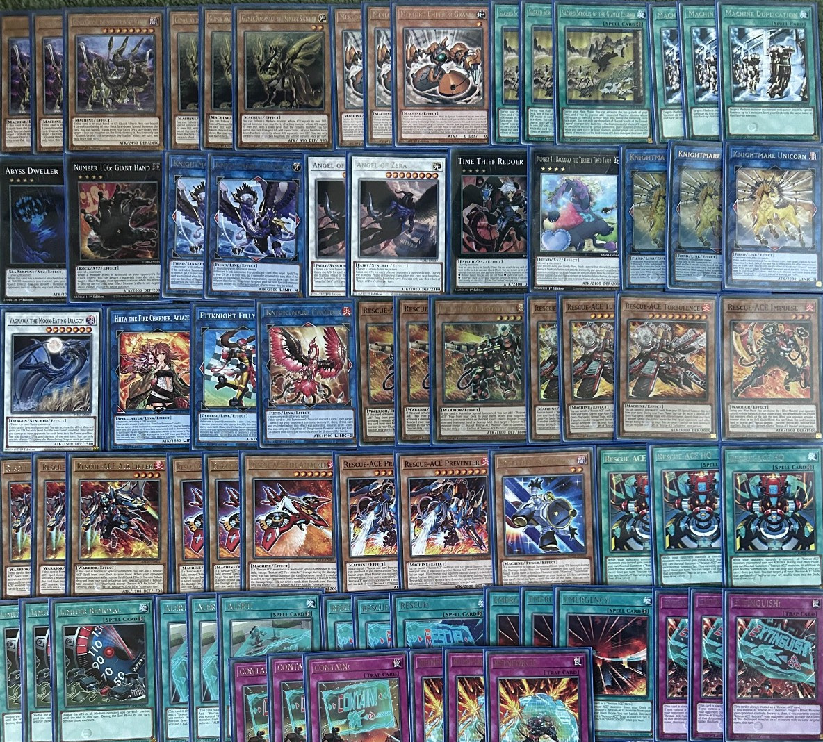 YuGiOh 70 Card Link Synchro RESCUE-ACE Deck w/ 30 Card Extra & Side Deck YuGiOh 70 Card Link Synchro RESCUE-ACE Deck w/ 30 Card Extra & Side Deck