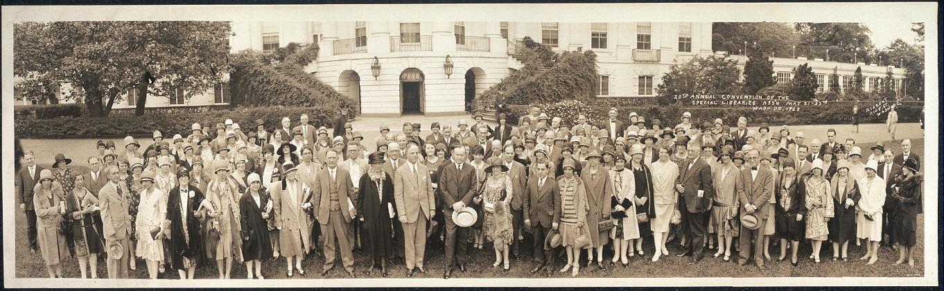 Washington D.C. 1928 Special Libraries Association Convention Group Portrait