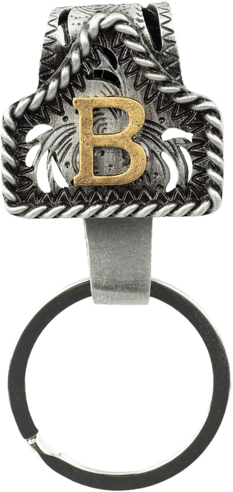Vintage Western Cowboy Letter Keychain,Handmade Metal A-Z Initial Key Chain Clip Vintage Western Cowboy Letter Keychain,Handmade Metal A-Z Initial Key Chain Clip