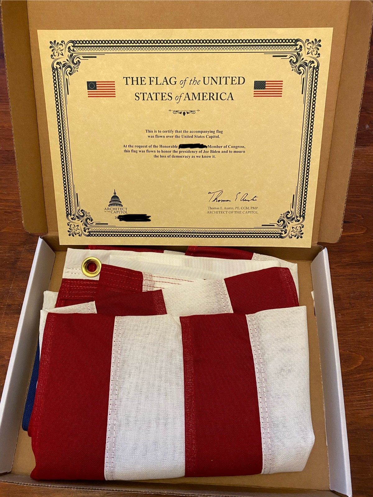 President Joe Biden final day in office - Flag Flown Over U.S. Capitol 01/19/25 President Joe Biden final day in office - Flag Flown Over U.S. Capitol 01/19/25
