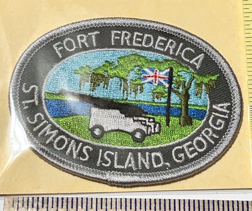 RARE Fort Frederica National Monument Patch St. Simons Island Georgia NOS New