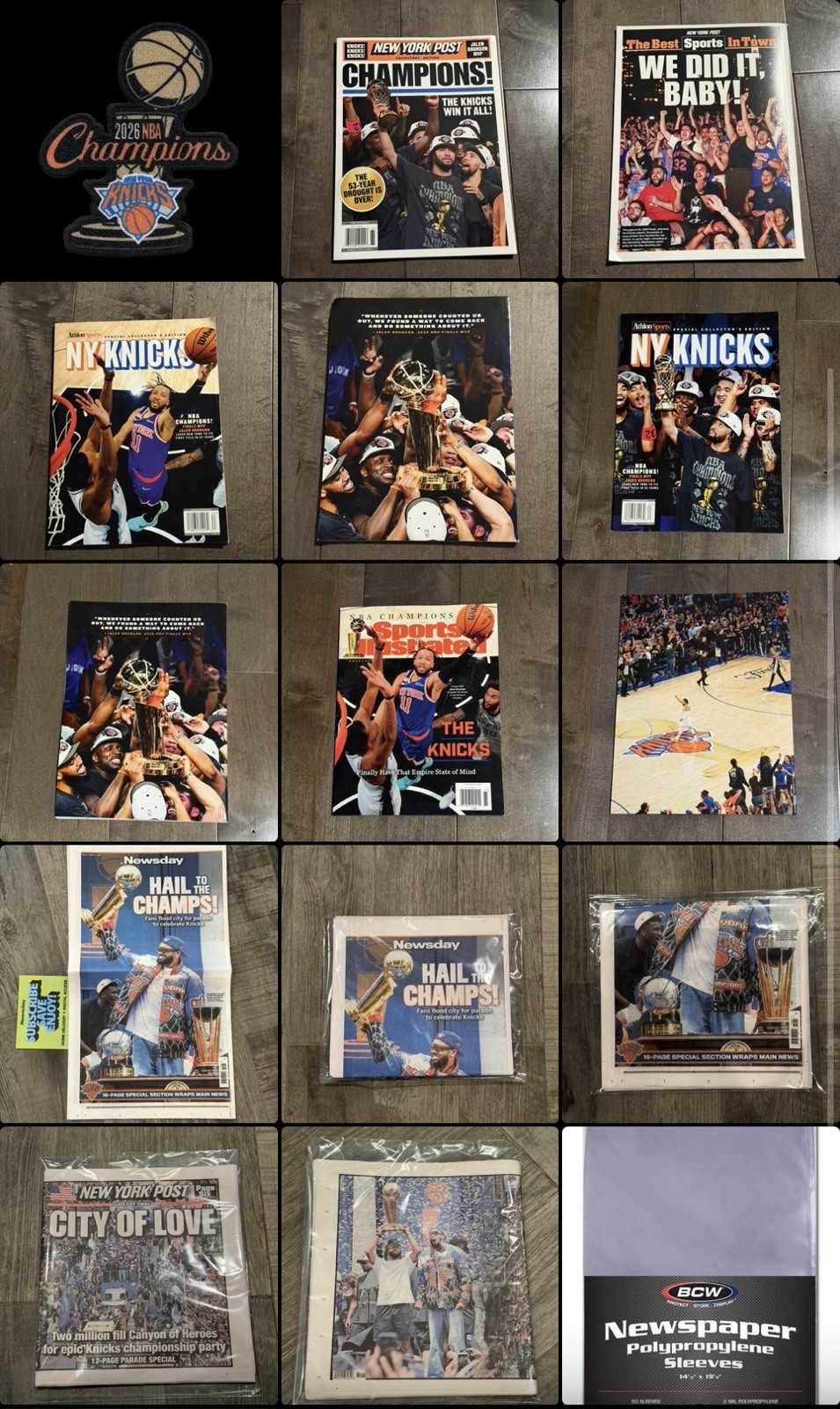 🏆 Knicks Championship Newspaper/Magazine Bundle 🏆 (2026) 🏆 Knicks Championship Newspaper/Magazine Bundle 🏆 (2026)