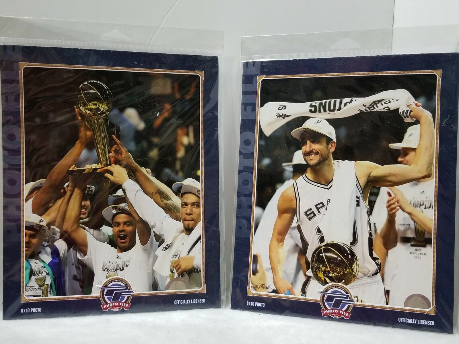 TWO NBA SPURS PICTURES TONY PARKER AND MANU GINOBILI 8\