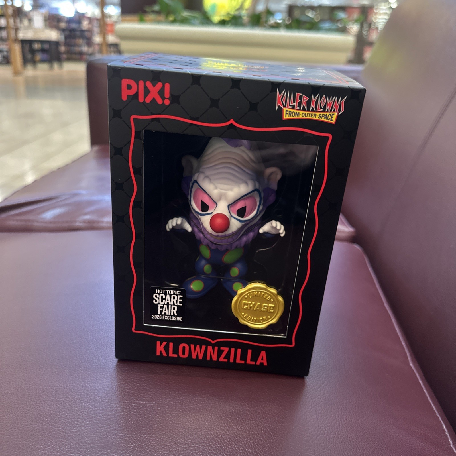 Hot Topic Scare Fair 2026 CHASE Killer Klowns Klownzilla Exclusive Thrilljoy PIX