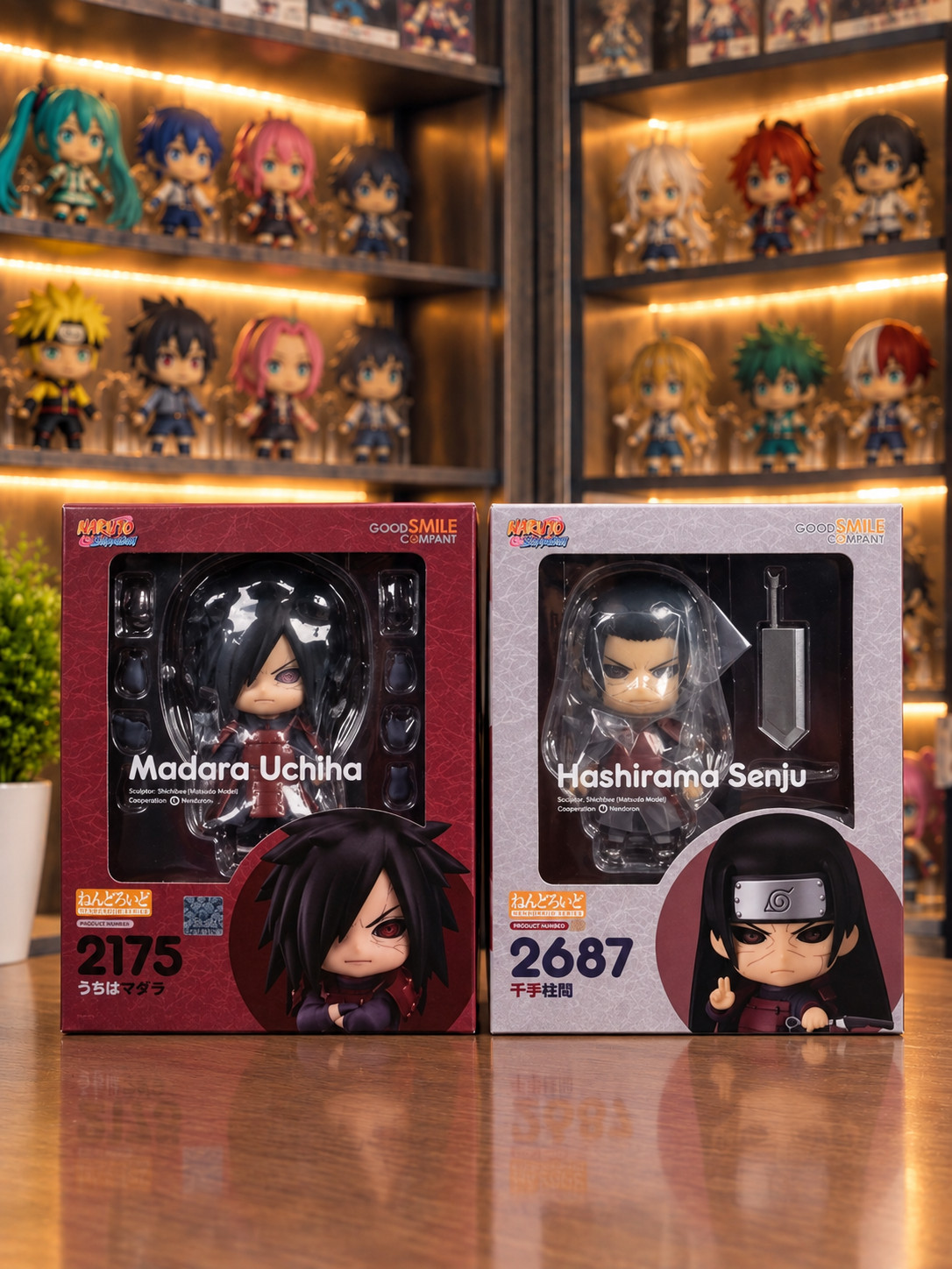 Nendoroid Madara Uchiha & Hashirama Senju Naruto Shippuden Set of 2 New (MISB)