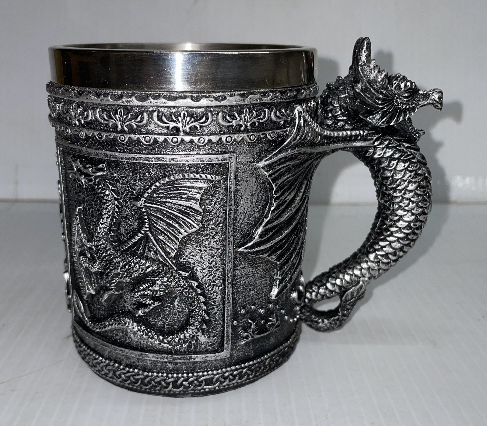 Medieval Roaring Dragon Coffee Mug - Dungeons And Dragons Novelty Gothic Medieval Roaring Dragon Coffee Mug - Dungeons And Dragons Novelty Gothic