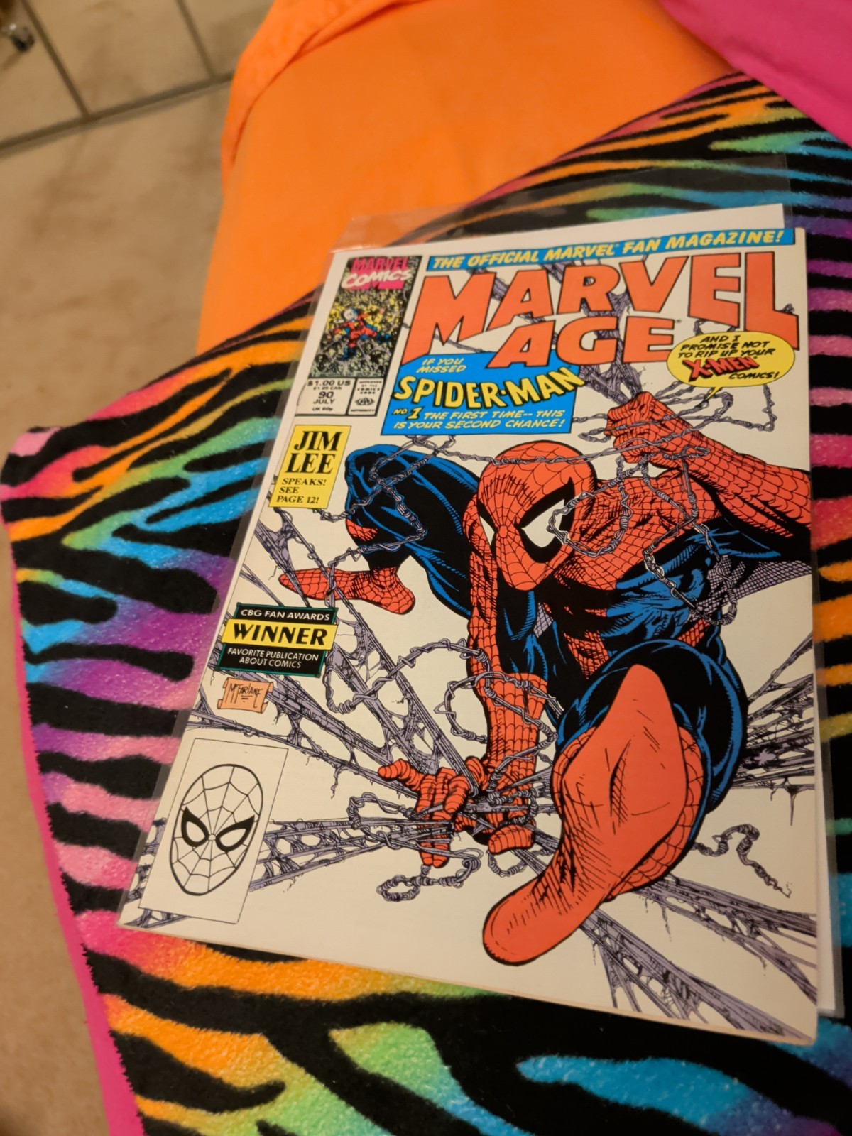 Marvel Age #90 (Marvel Comics July 1990) Marvel Age #90 (Marvel Comics July 1990)