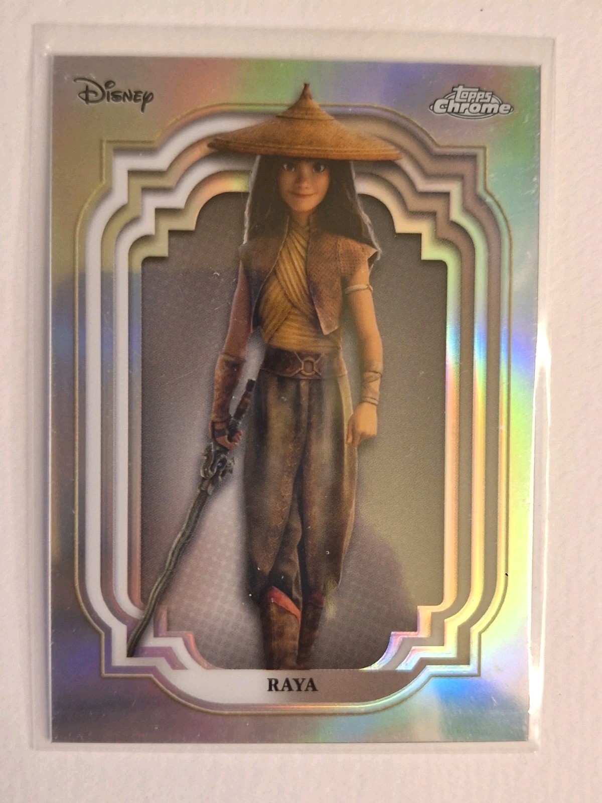 RAYA 2024 Topps Chrome Disney Silver Refractor Card #174 NM/MT