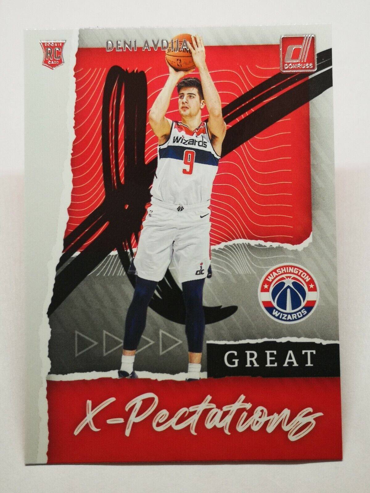 2020-21 Panini Donruss N4 Card NBA Great X-Spectations RC Rookie Deni Avdija #9