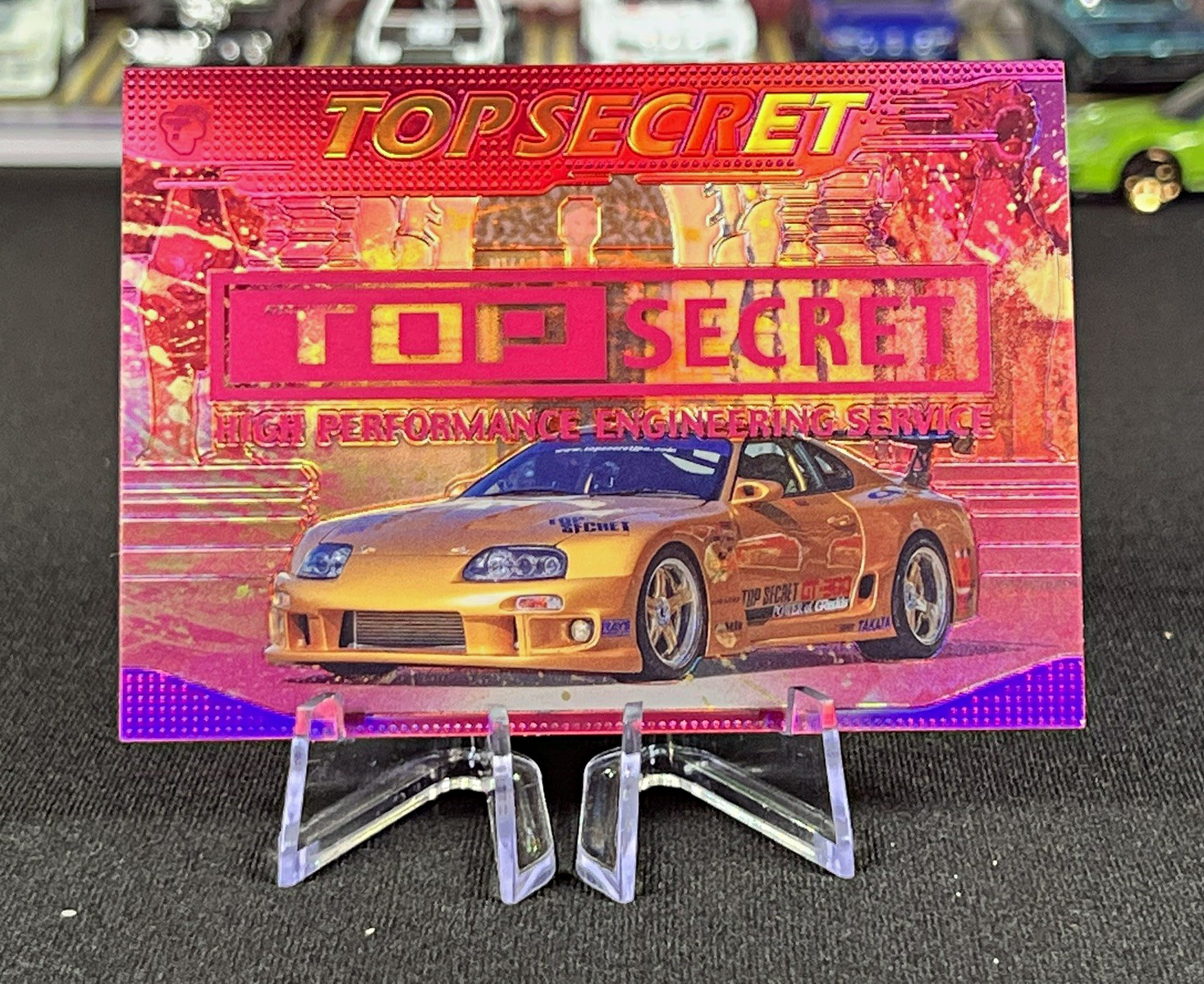 Tarmac Works Top Secret Capsule 01 GT-300 Toyota Supra Shocking Pink /99 #42 Tarmac Works Top Secret Capsule 01 GT-300 Toyota Supra Shocking Pink /99 #42