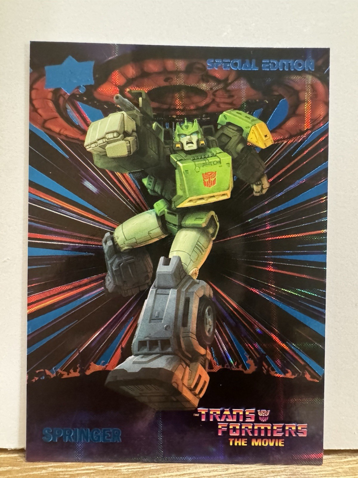 π₯ UPPER DECK - SPRINGER BLUE ENERGON - TRANSFORMERS THE MOVIE 40TH PARALLEL π₯ UPPER DECK - SPRINGER BLUE ENERGON - TRANSFORMERS THE MOVIE 40TH PARALLEL