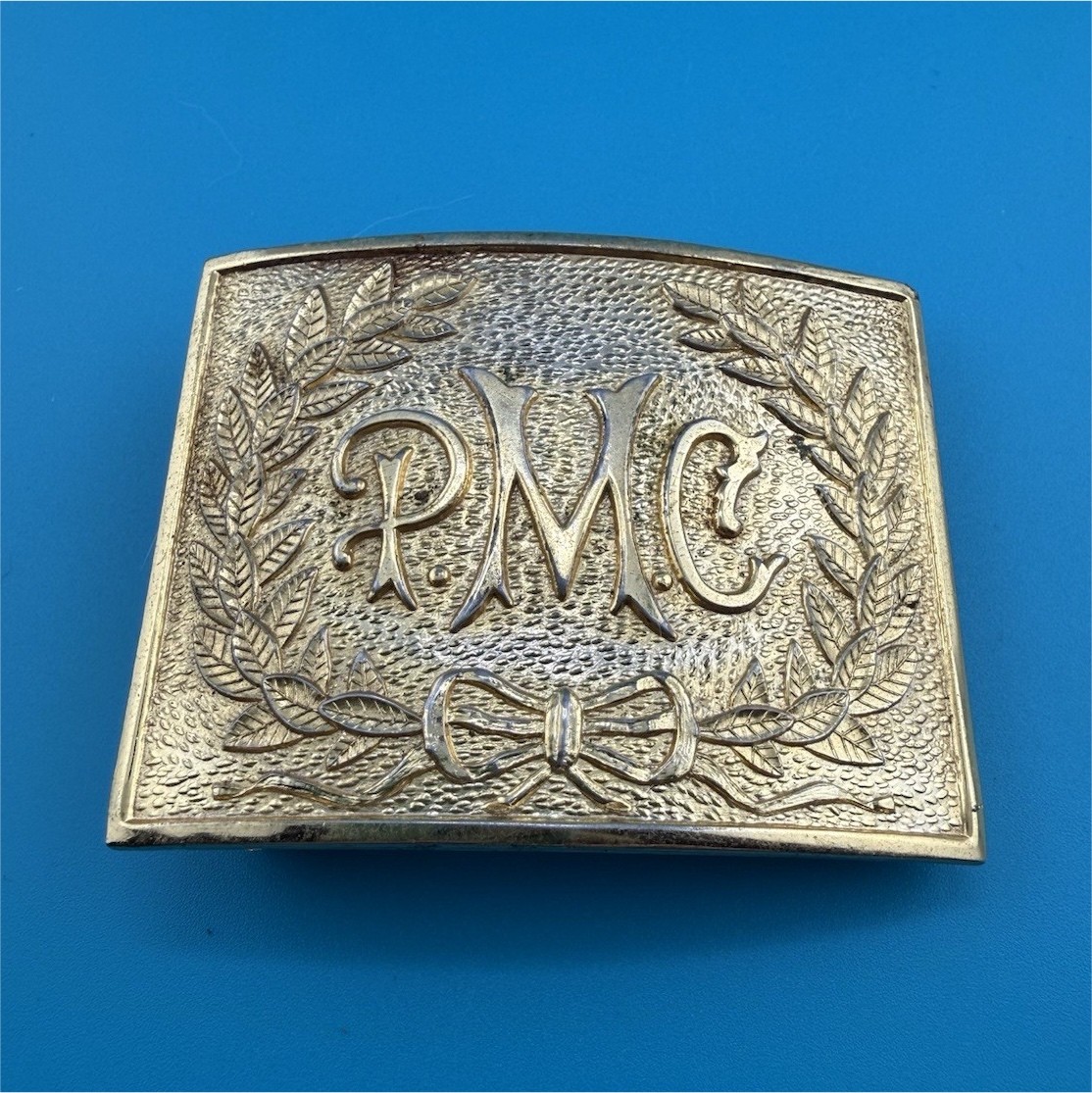 Vintage GEMSCO PMC Pennsylvania Military College Belt Buckle Laurel Wreath Vintage GEMSCO PMC Pennsylvania Military College Belt Buckle Laurel Wreath