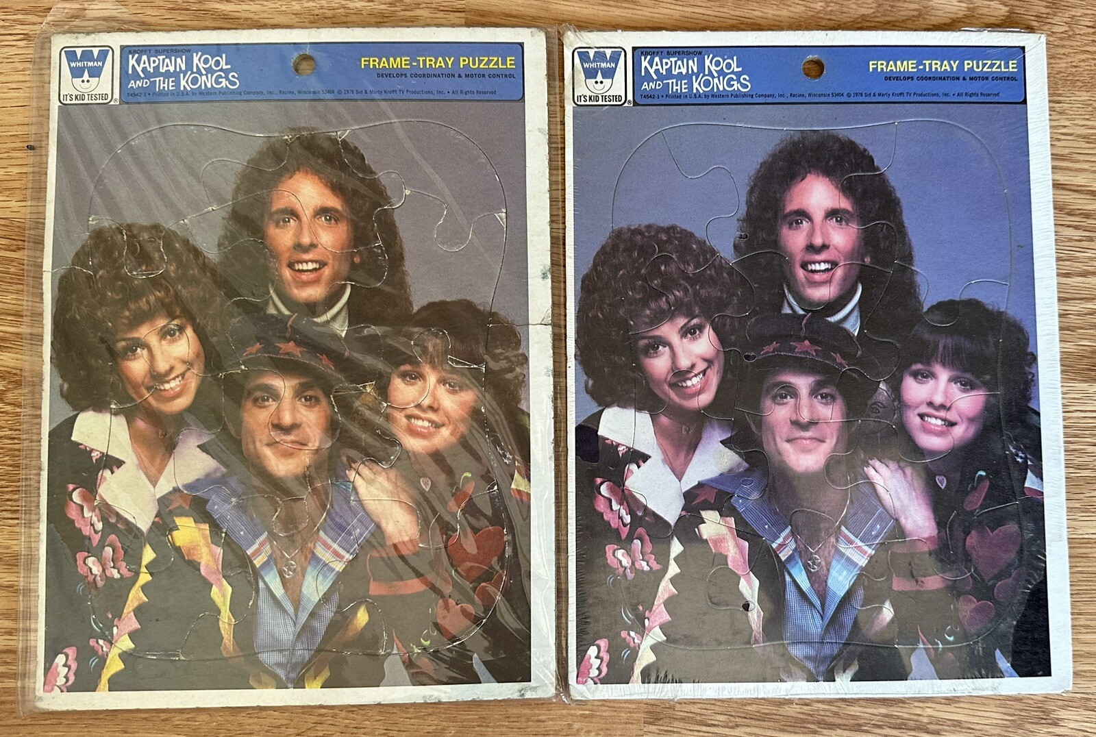 Whitman 1978 Kroft Supershow Kaptain Kool and the Kongs Frame Tray Puzzle NOS + Whitman 1978 Kroft Supershow Kaptain Kool and the Kongs Frame Tray Puzzle NOS +