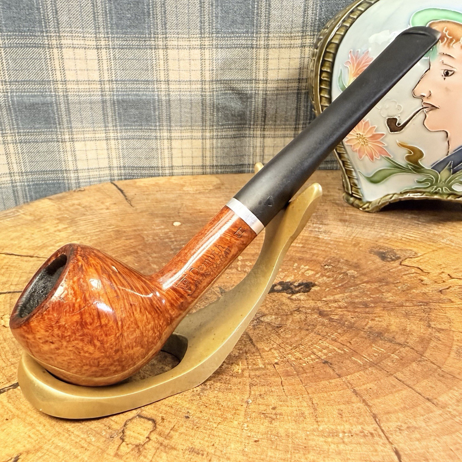 Early Mid-Century WDC Demuth Aristocrat II - Briar apple Estate Tobacco Pipe