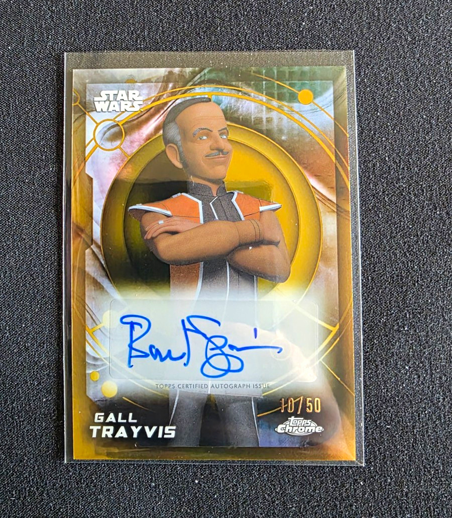 Topps 2026 Chrome Star Wars Auto Gall Trayvis Brent Spiner A-SPIN /50 Topps 2026 Chrome Star Wars Auto Gall Trayvis Brent Spiner A-SPIN /50