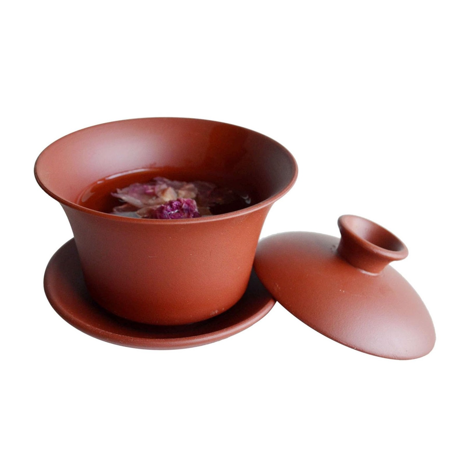 YXHUPOT Gaiwan Teacup Kungfu Tea bowl Zisha Red Clay black 4 Ounces, YXHUPOT Gaiwan Teacup Kungfu Tea bowl Zisha Red Clay black 4 Ounces,
