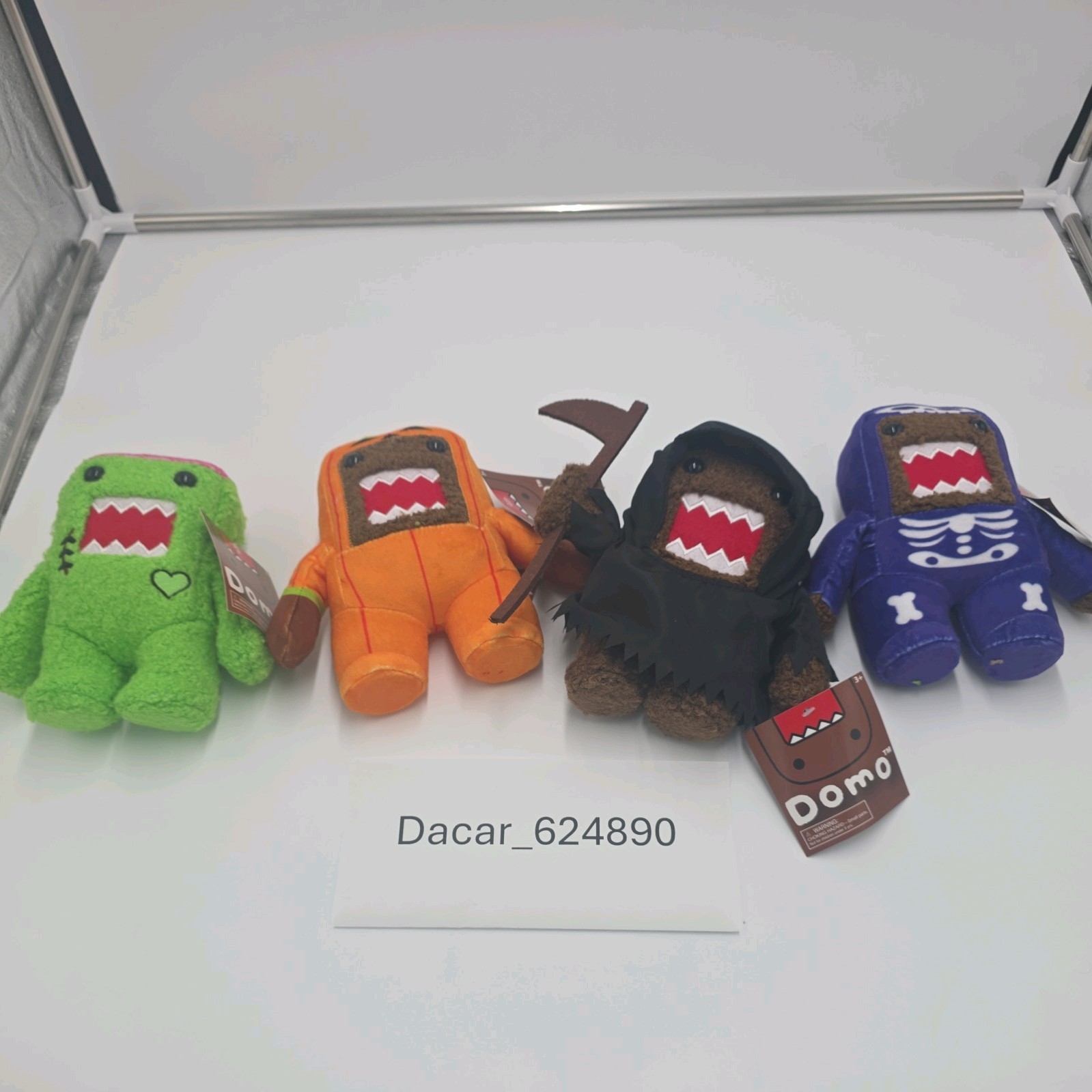 DOMO Domo-Kun 2026 Target Halloween Costume Plushies Complete Set Of 4 Plush