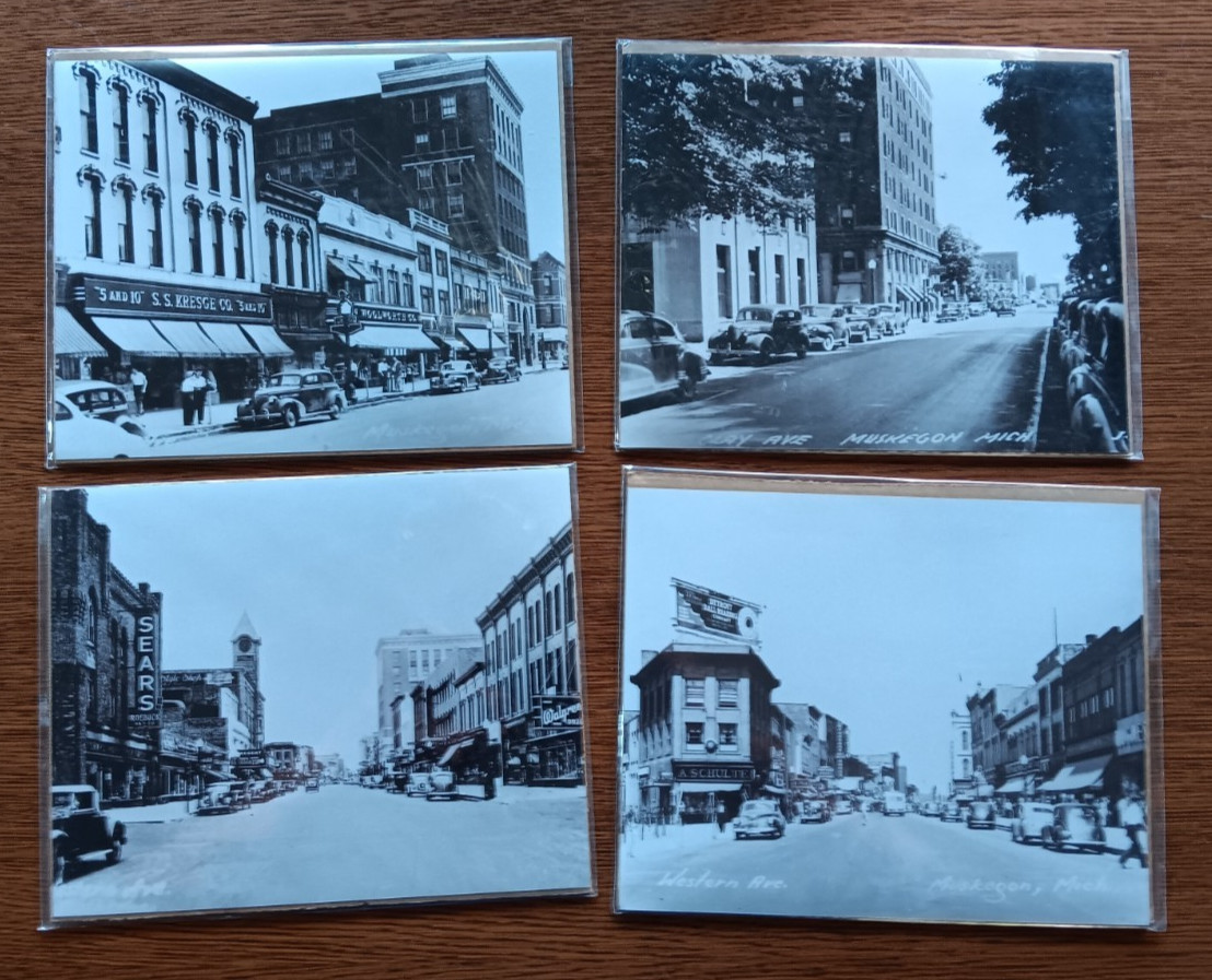 Vintage 8 x 10 Photo Of Muskegon, MI “Michigan Views” Paul W. Gilbert Hand Print Vintage 8 x 10 Photo Of Muskegon, MI “Michigan Views” Paul W. Gilbert Hand Print