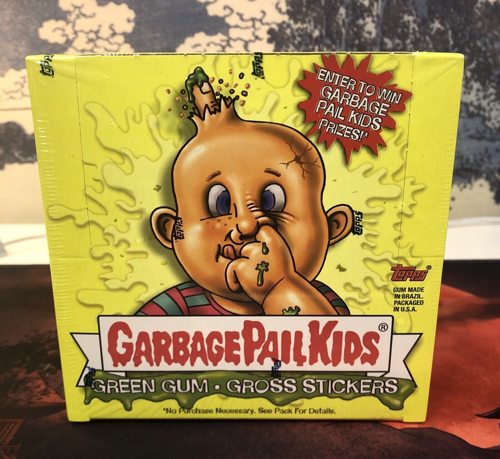 2003 TOPPS GARBAGE PAIL KIDS FACTORY SEALED BOX WITH GREEN GUM GROSS STICKERS