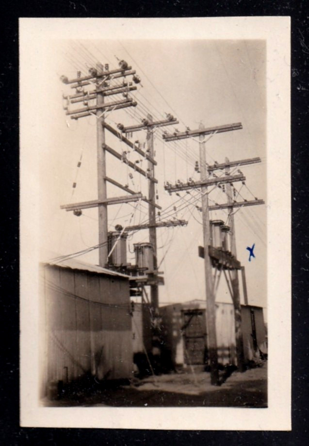 Small Vintage Photo Old New Wheeler Substation Part Of Wheeler Plant Electrical