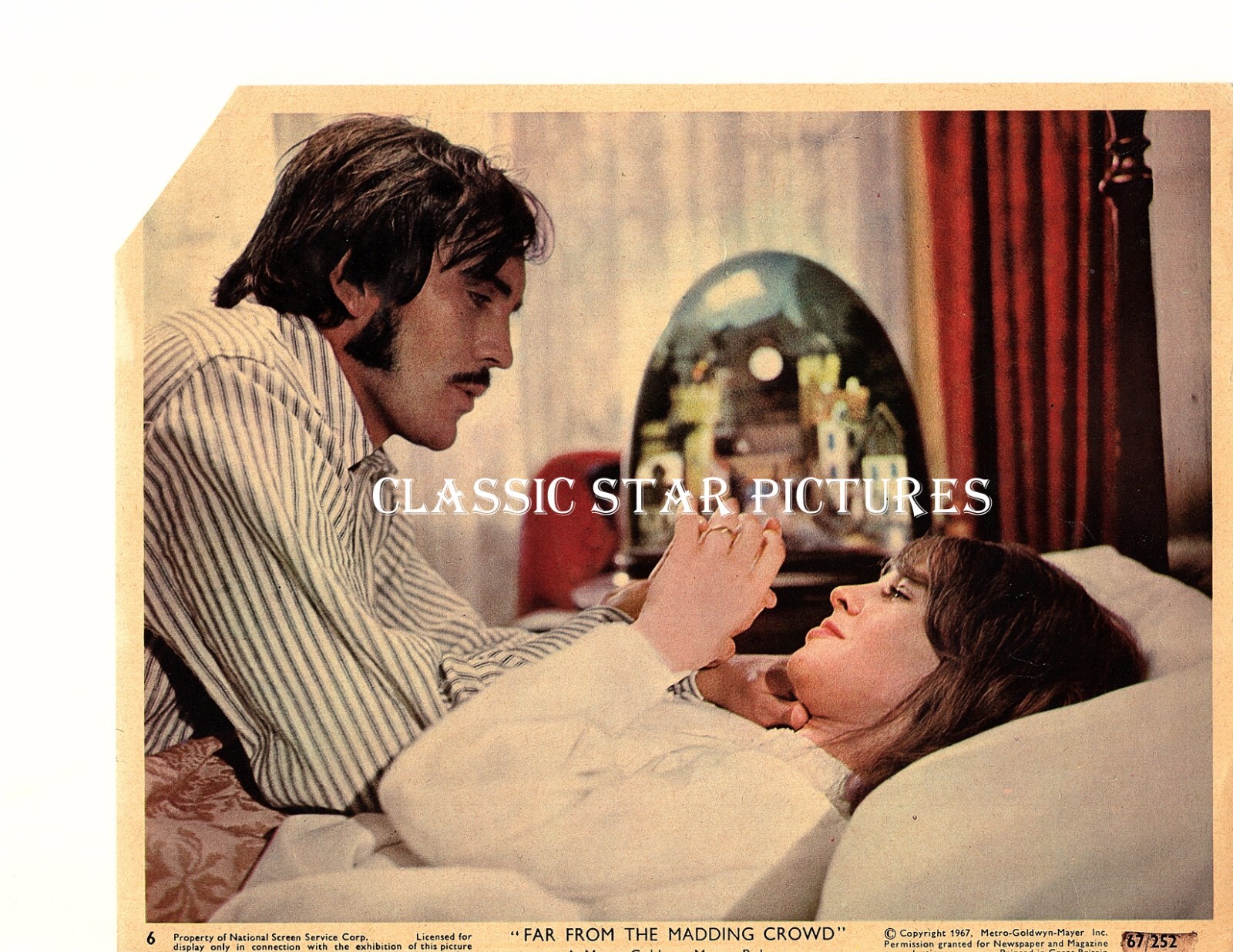 LC217 Prunella Ransome Terrence Stamp Far From the Madding Crowd \'67 lobby card LC217 Prunella Ransome Terrence Stamp Far From the Madding Crowd \'67 lobby card