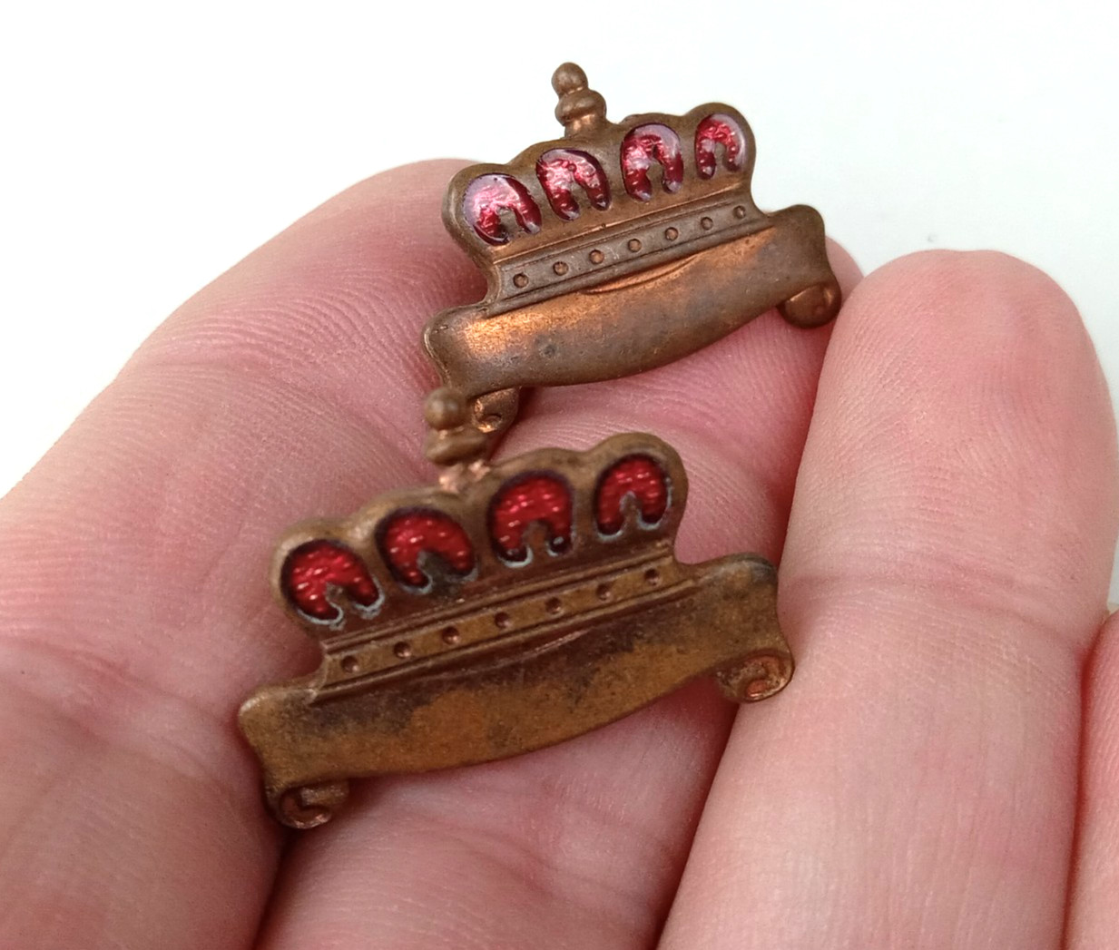 Pair of Original OEM 1940's Chrysler Imperial Crown 1 Pair of Original OEM 1940's Chrysler Imperial Crown 1