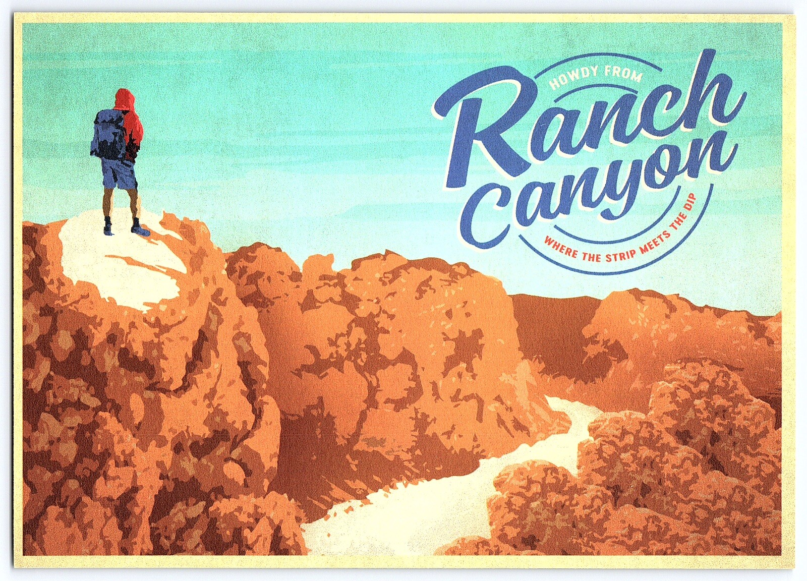 🍗🌵🏜️ Dairy Queen Postcard - \