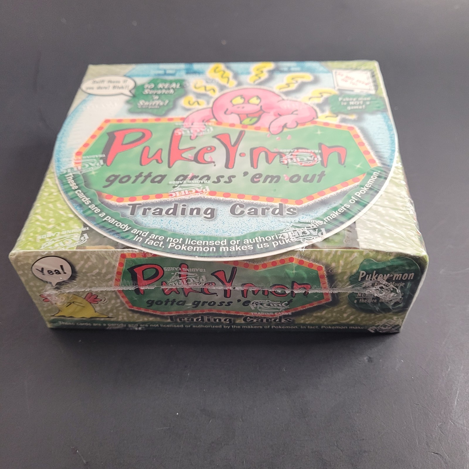 2000 Pacific Pukey-Mon Trading Cards Sealed Box (36 Packs) 2000 Pacific Pukey-Mon Trading Cards Sealed Box (36 Packs)