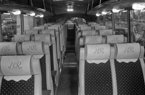 Bedford coach interior 1953 Advertising Motor Show Car Old Photo Bedford coach interior 1953 Advertising Motor Show Car Old Photo