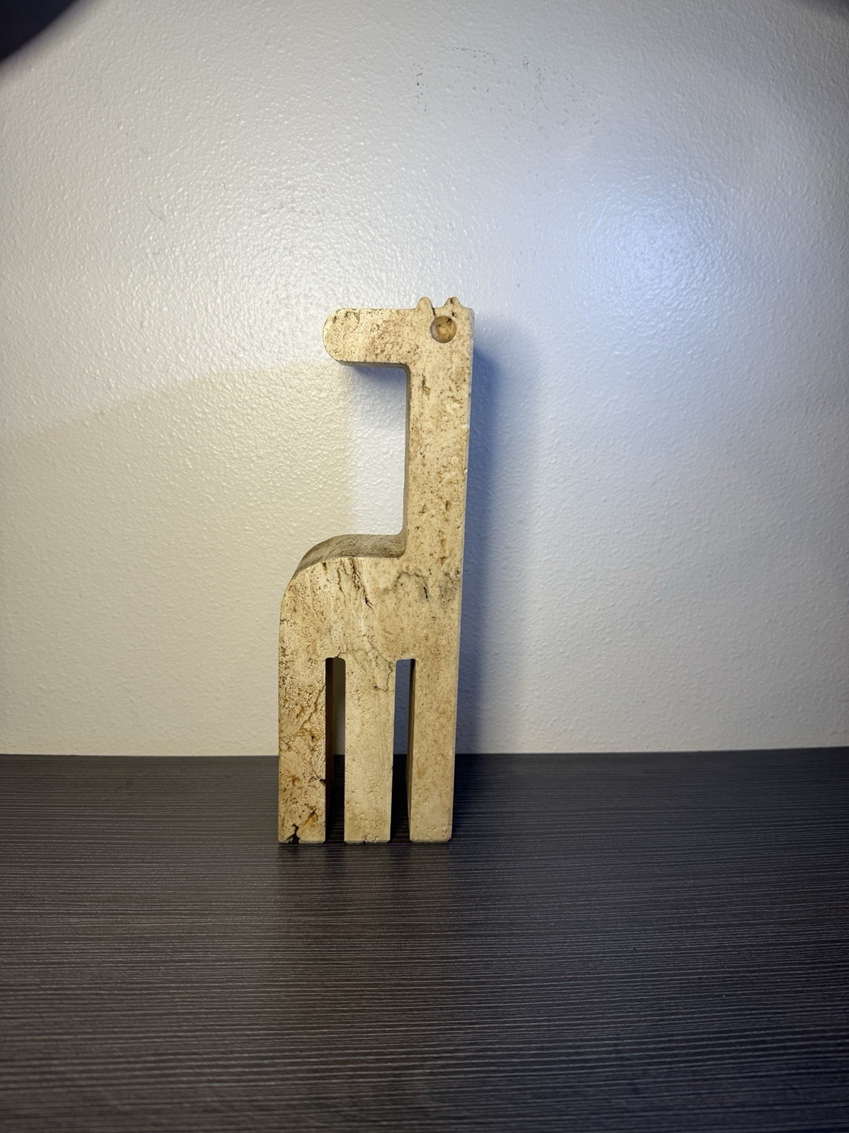 Giraffe Sculpture by Fratelli Mannelli for Travertino di Rapolano Modernist 1970