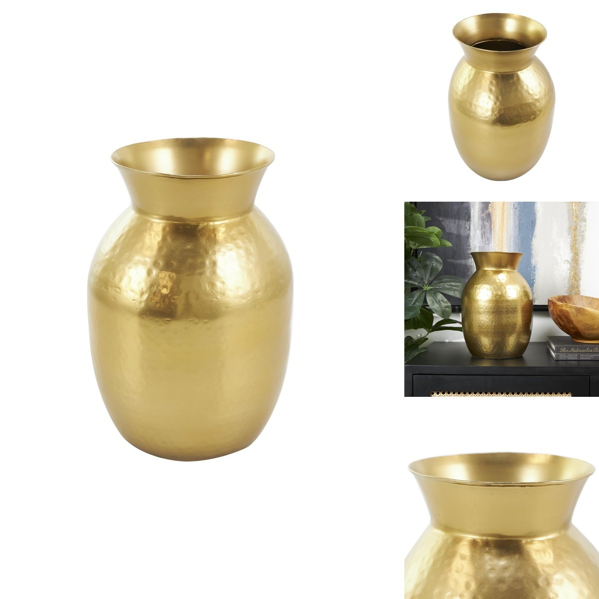 Deco 79 Metal Vase 8 Deco 79 Metal Vase 8