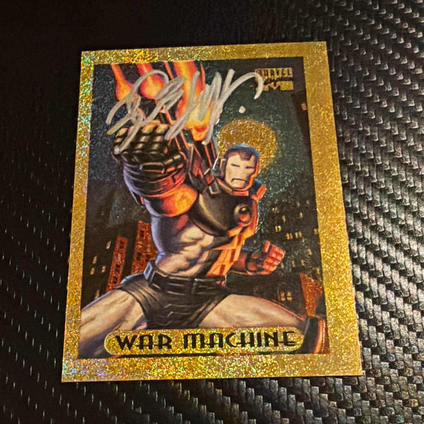 Marvel 1994 Marvel Masterpieces War Machine #10 Bob Layton Auto Marvel 1994 Marvel Masterpieces War Machine #10 Bob Layton Auto