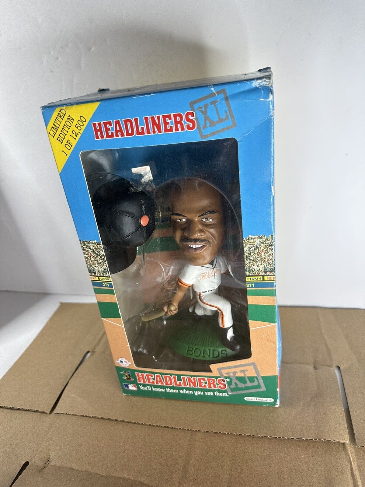 Headliners Barry Bonds XL Bobblehead 1 of 12,500 Limited Edition Sealed - 1998