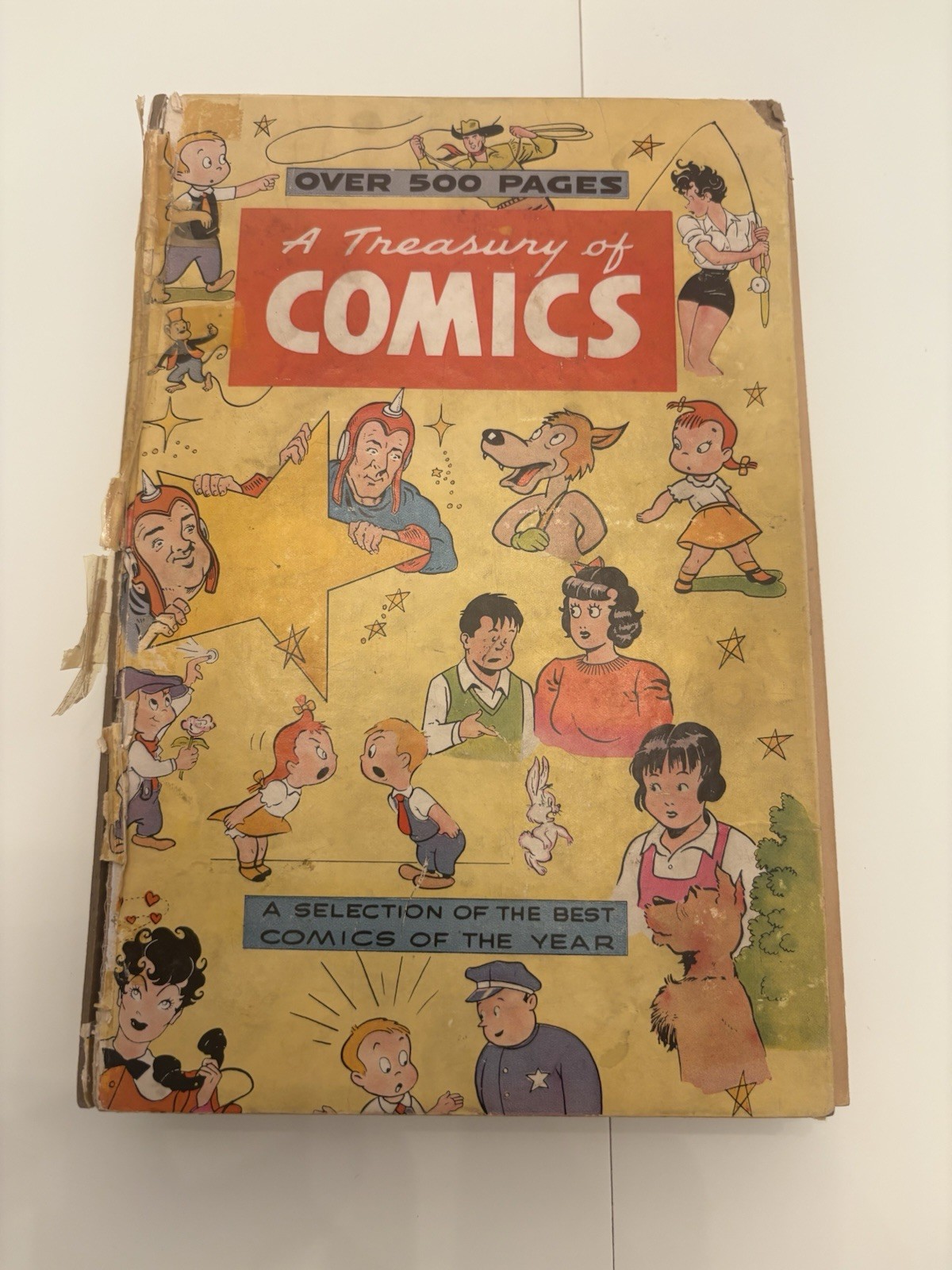 A Treasury Of Comics Hardback 1948 Comic No 1 Original See Pictures RARE A Treasury Of Comics Hardback 1948 Comic No 1 Original See Pictures RARE