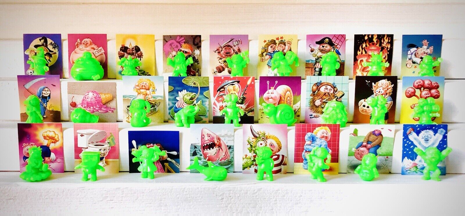 2014 Topps GPK MINIKINS Series 2 GREEN Set 26 Toys & Stickers Cheap