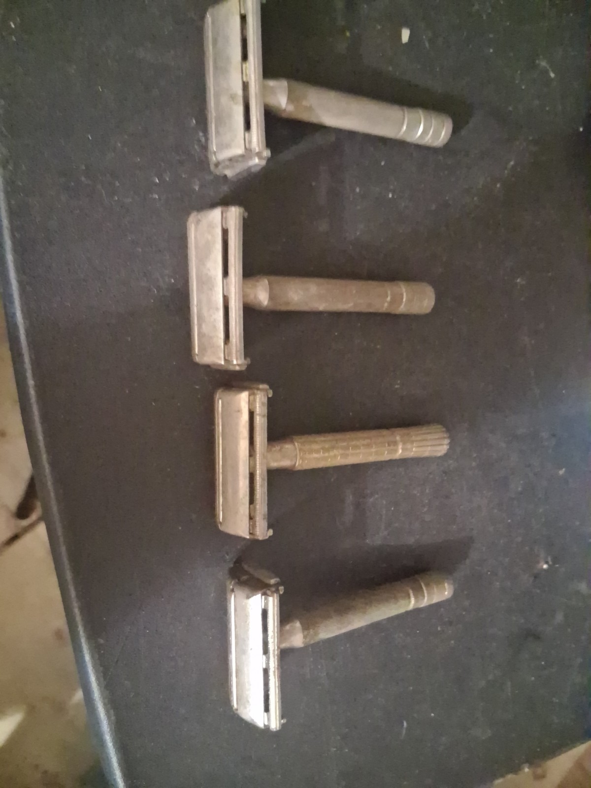 Gillette Safety Razor No Date 4x Lot Gillette Safety Razor No Date 4x Lot